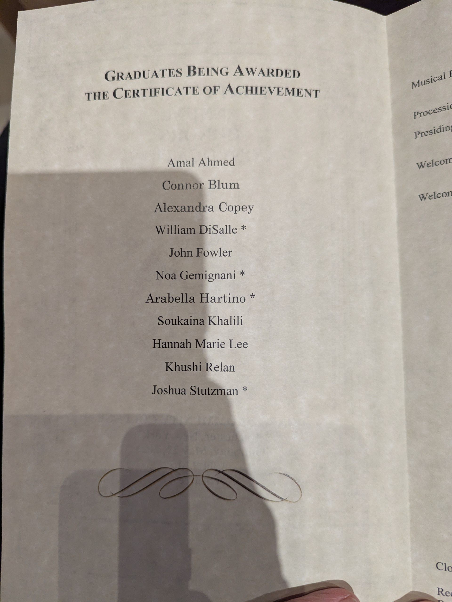 Honors Convocation Begins In An Hour!