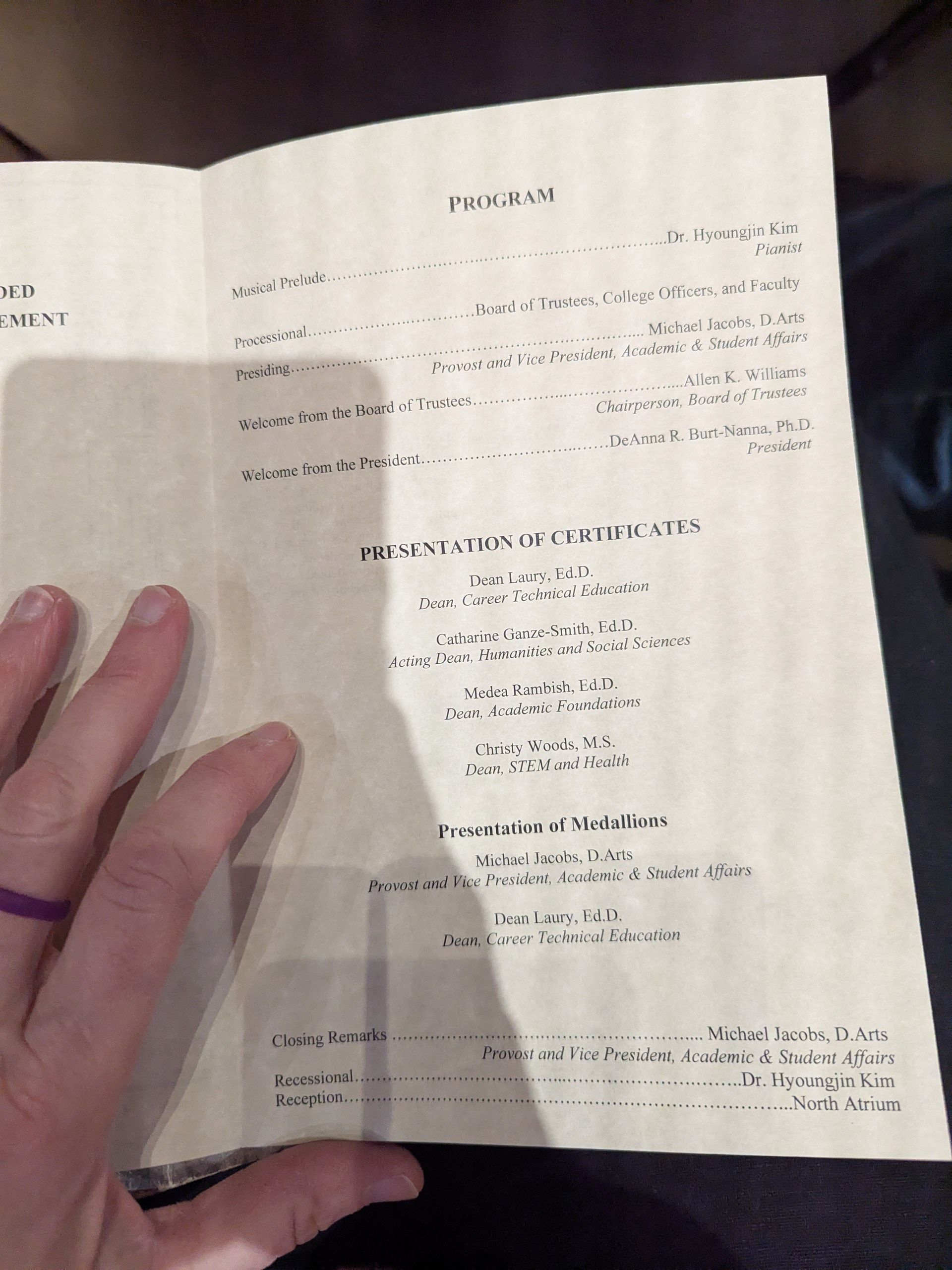 MCC Honors Convocation