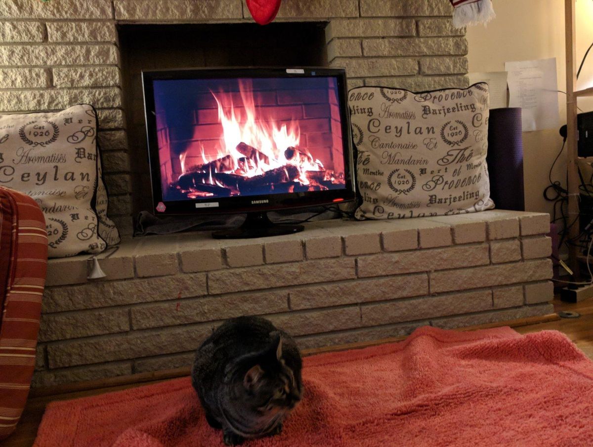 Warming By The Fire
