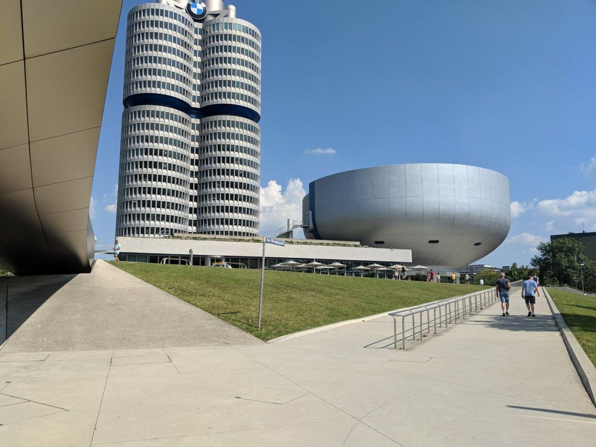 It's a BMW Welt and we're just living in it