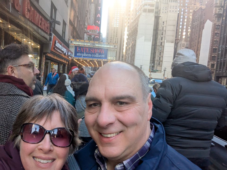 NYC 2025-In Line For Colbert!