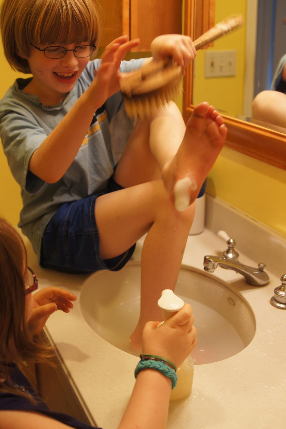 "Mom, you're going to want to...