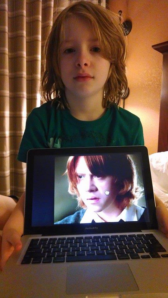 The hair is everywhere