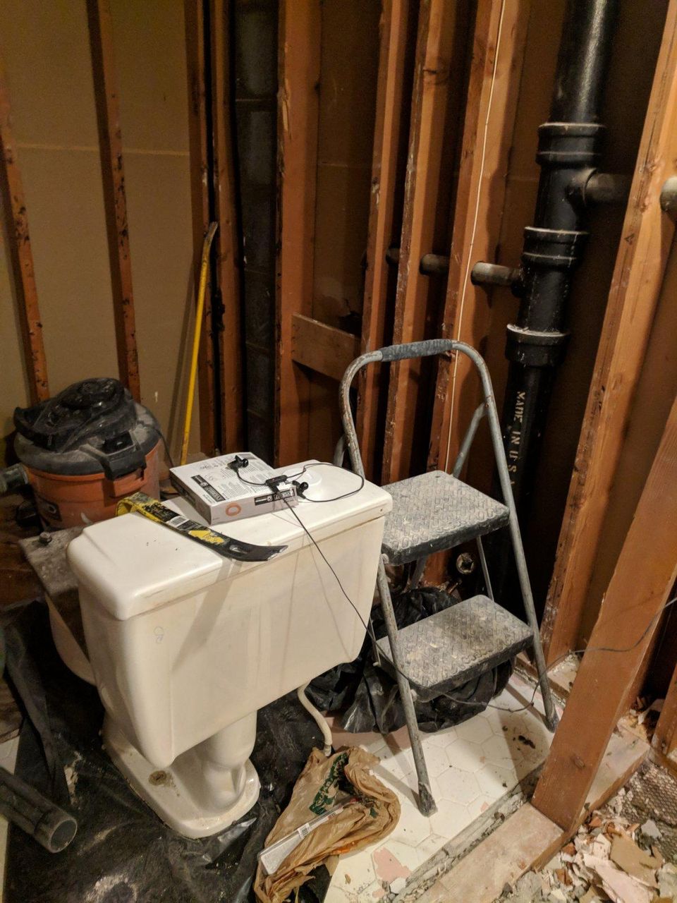 Master Bathroom Day 4