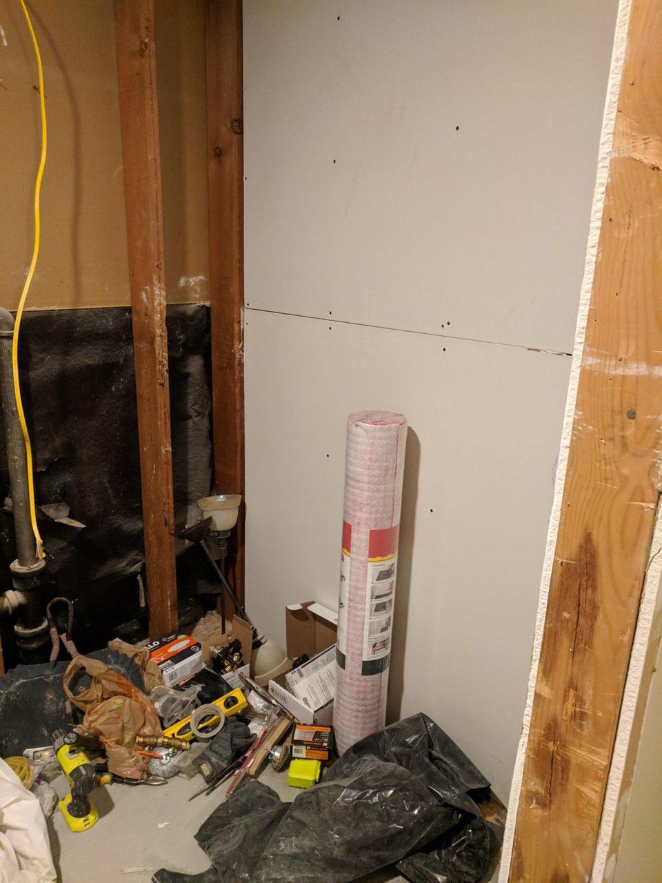 Master Bathroom Days 5,6,7