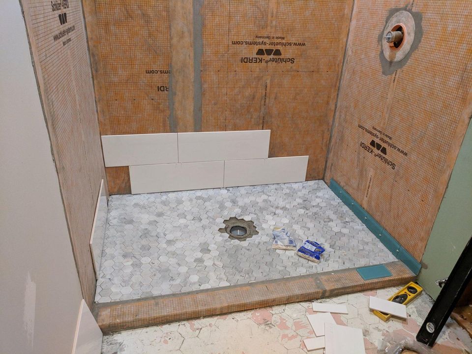 Master Bathroom Day 9