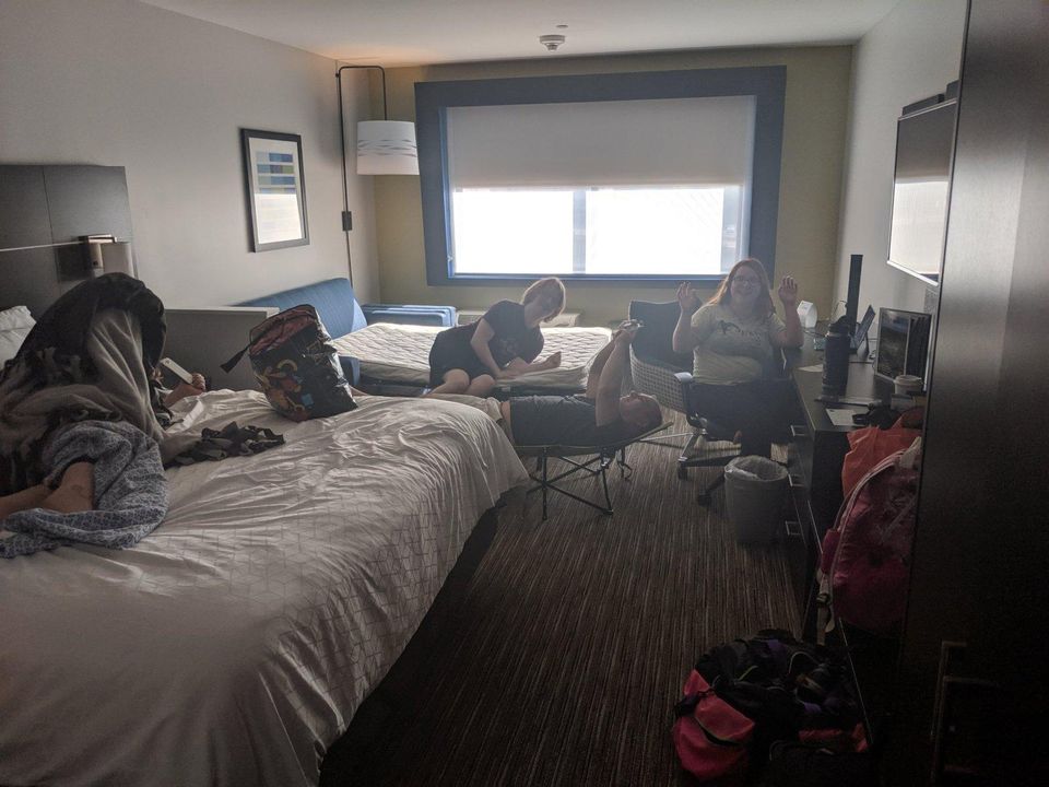 The Great West Coast Tour - Final Day Minus 1 - Our Last Sleep