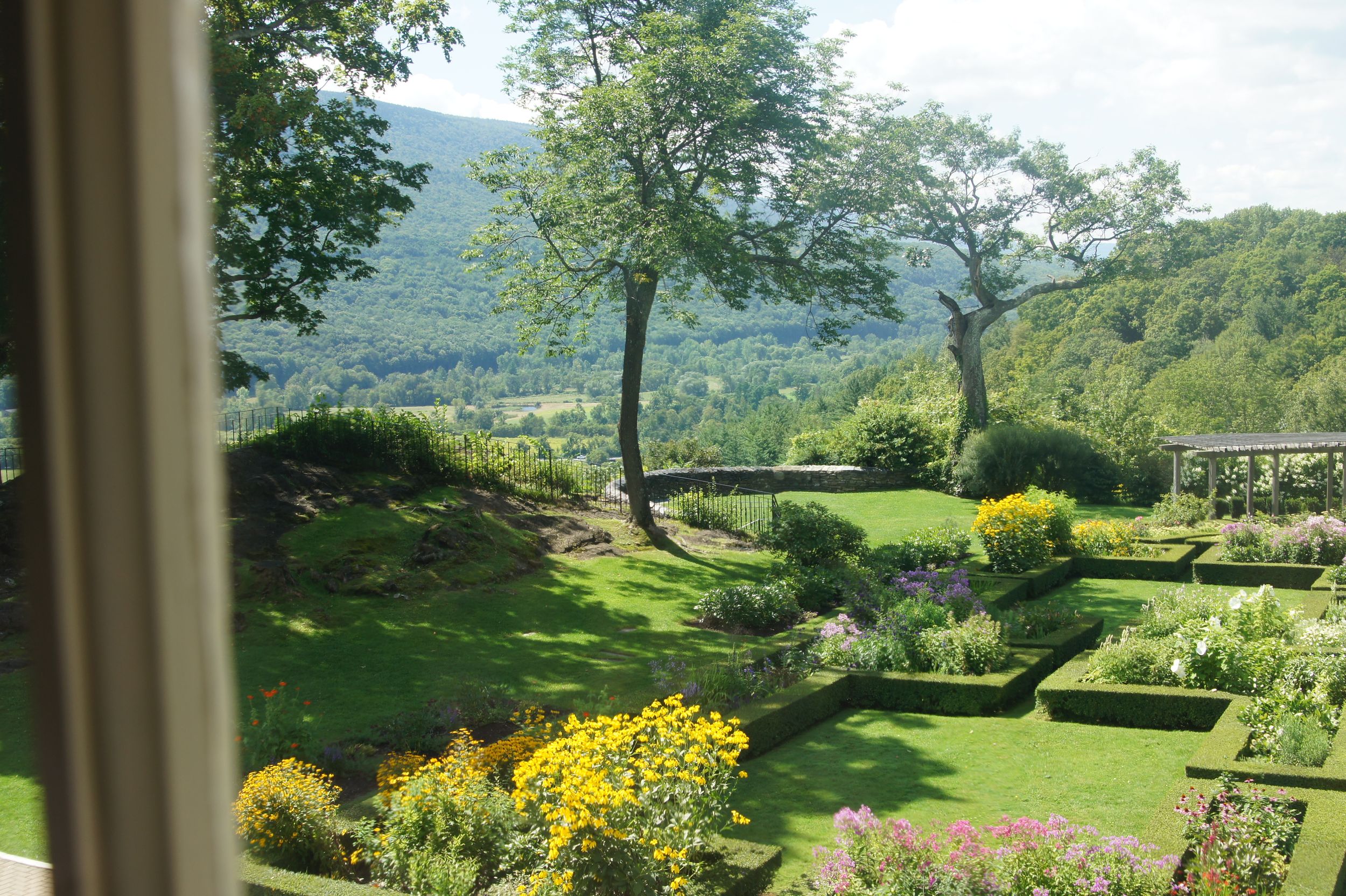 The formal gardens at Hildene.