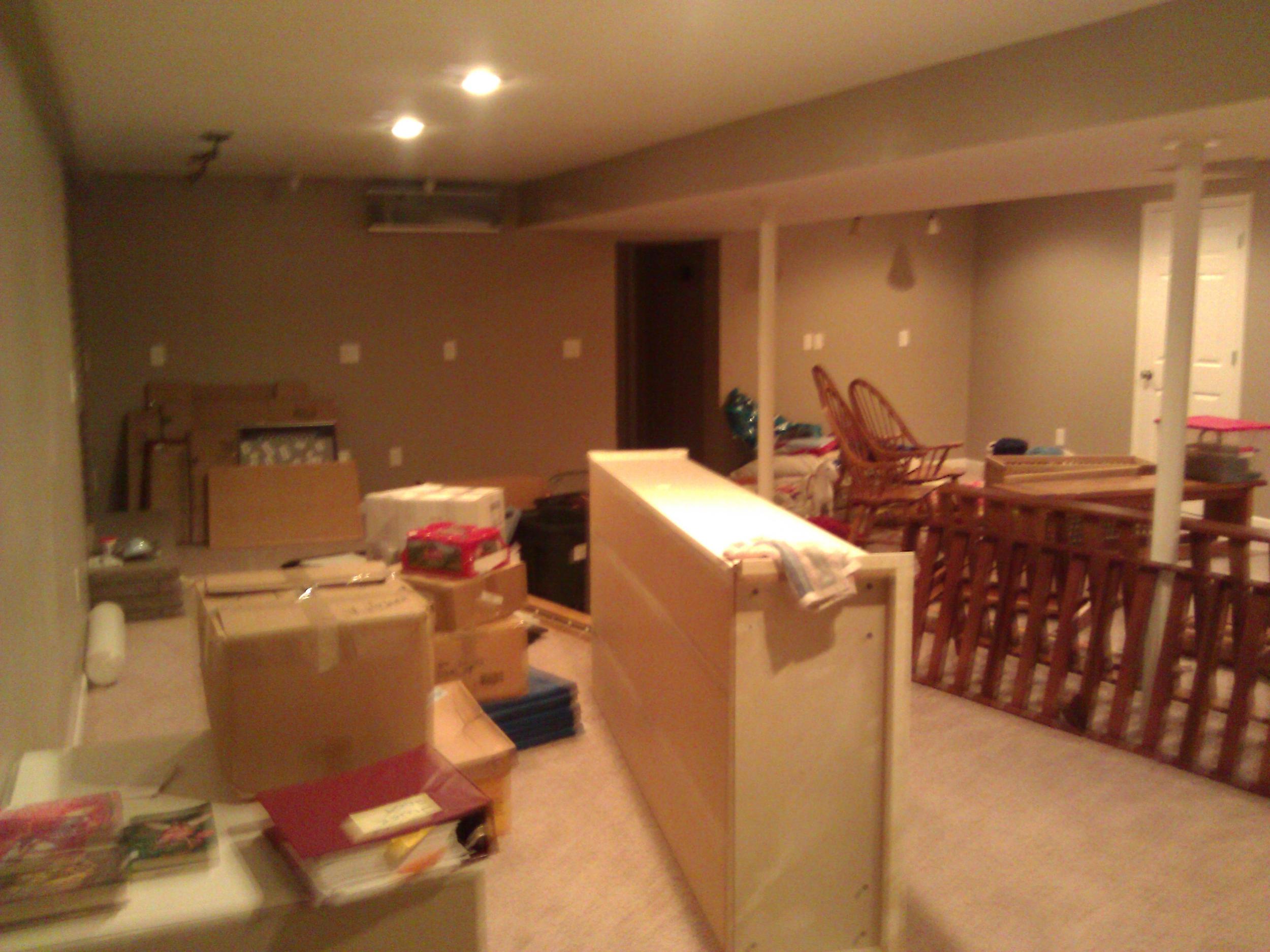 Our basement now.