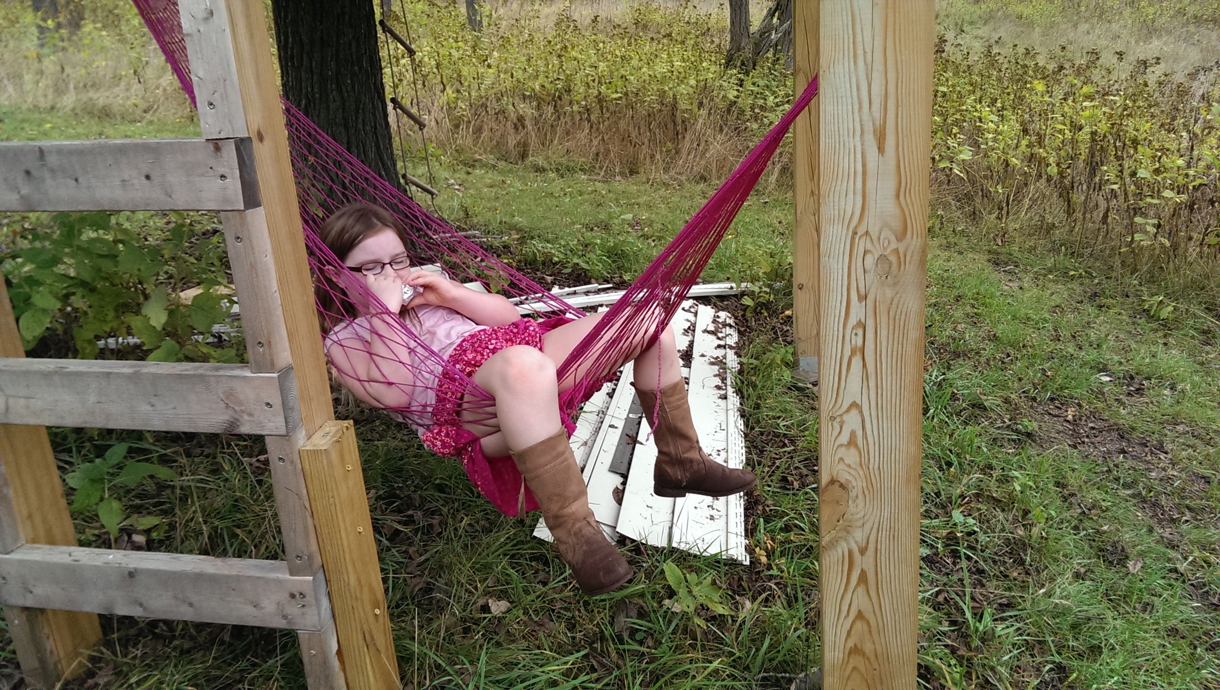 Just a swingin'.