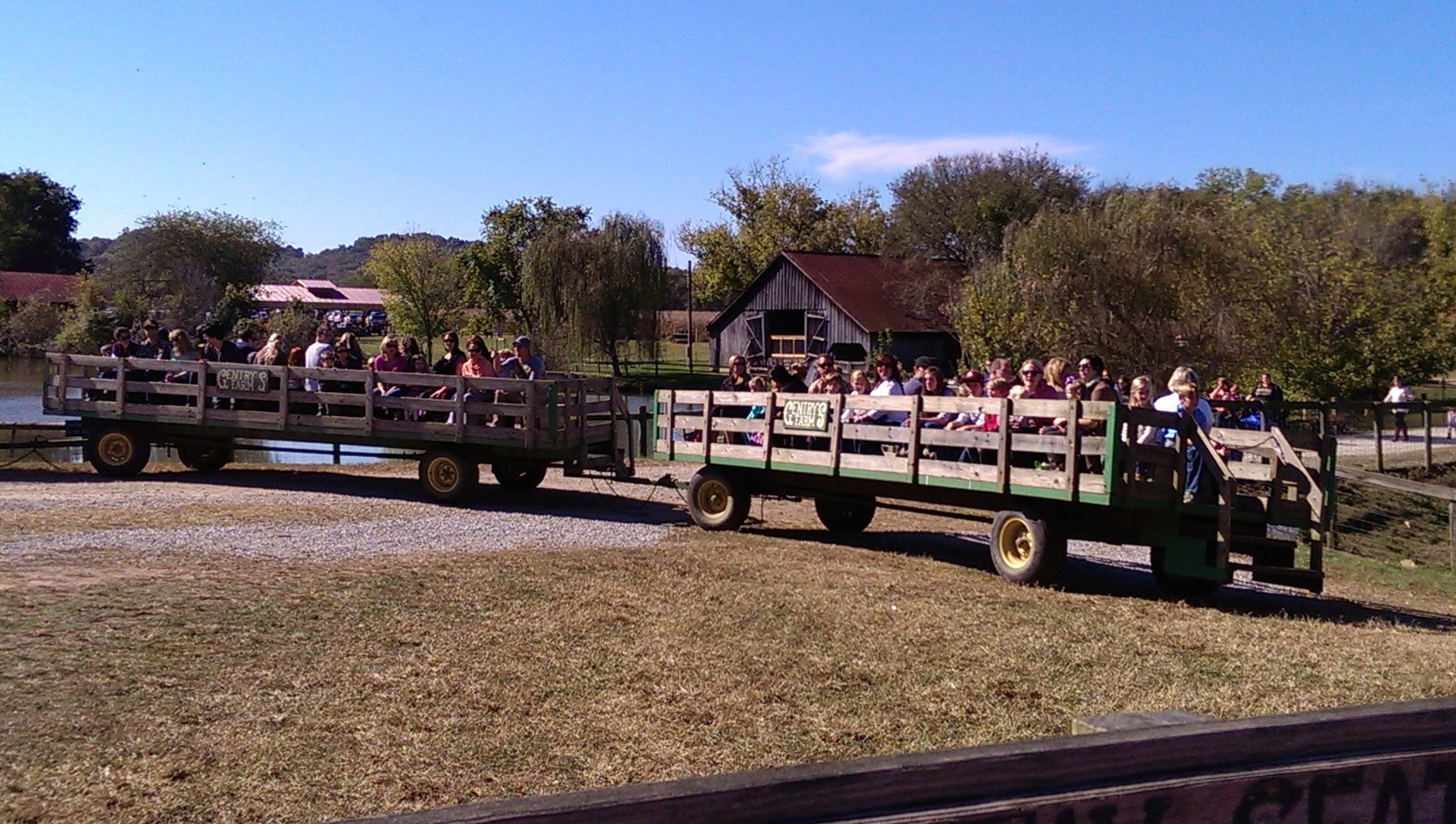 We loved the hayrack ride.