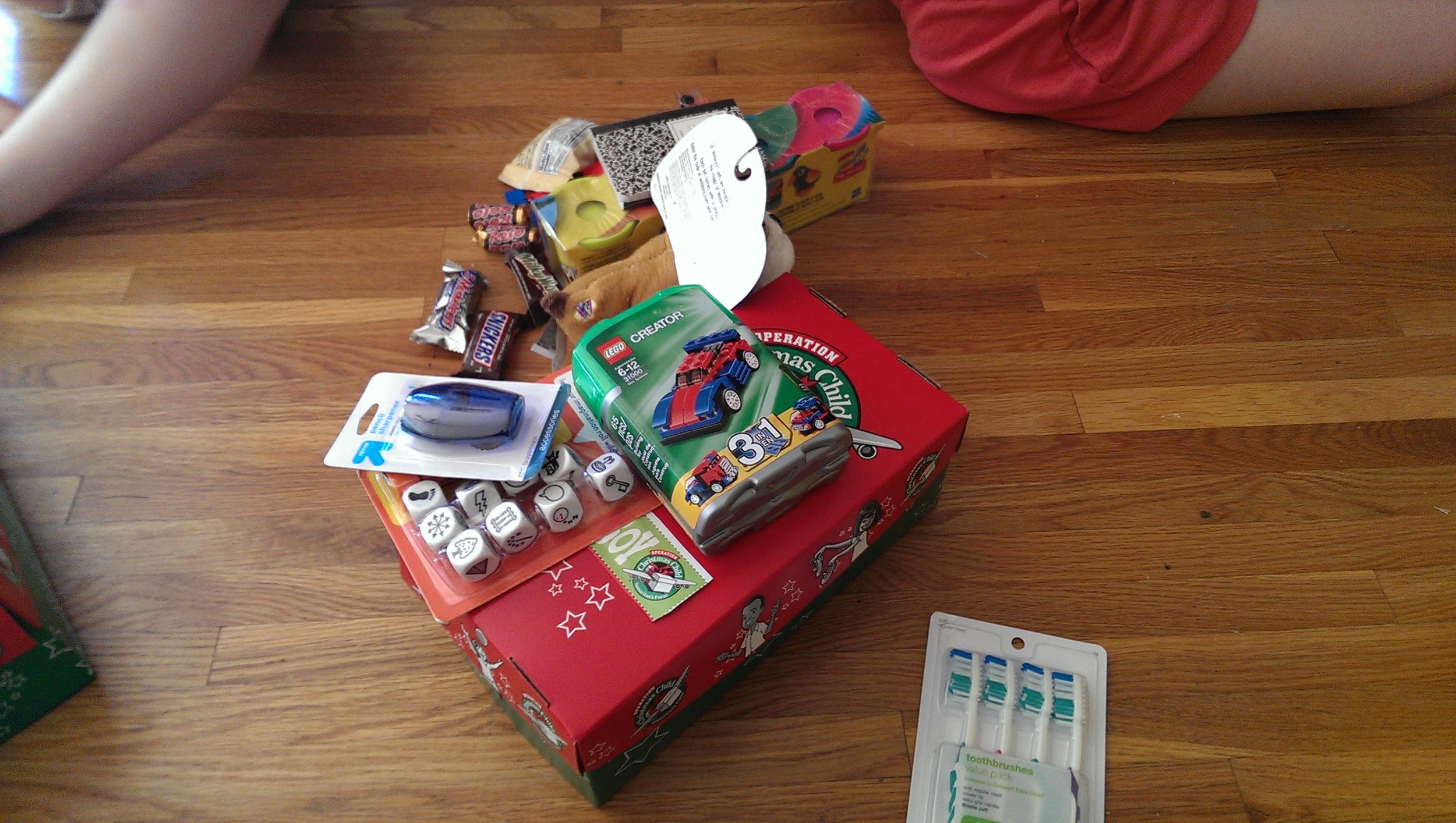 The box for a 5-9 y.o. boy.