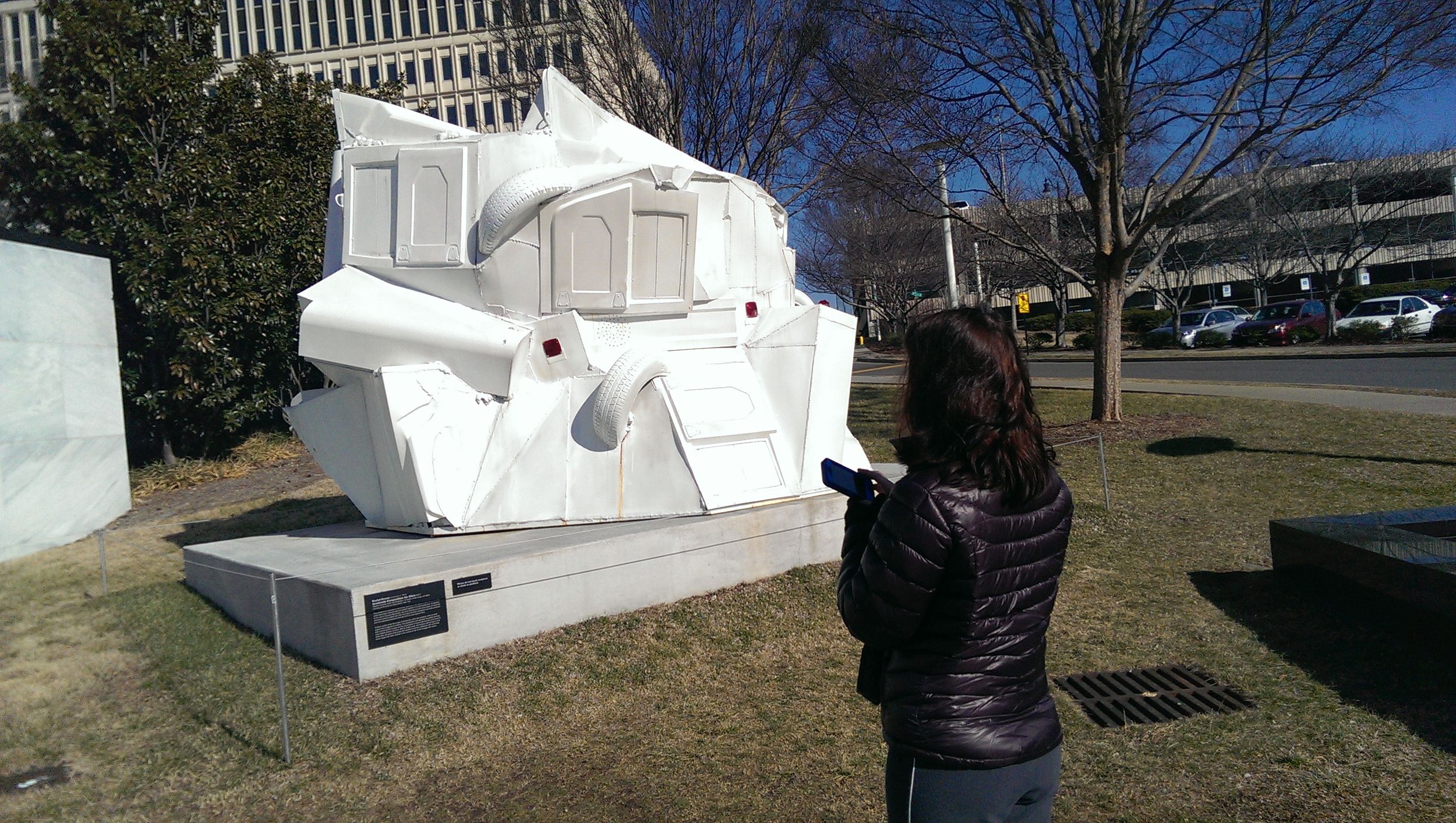 T loved this art installation outside The Frist.