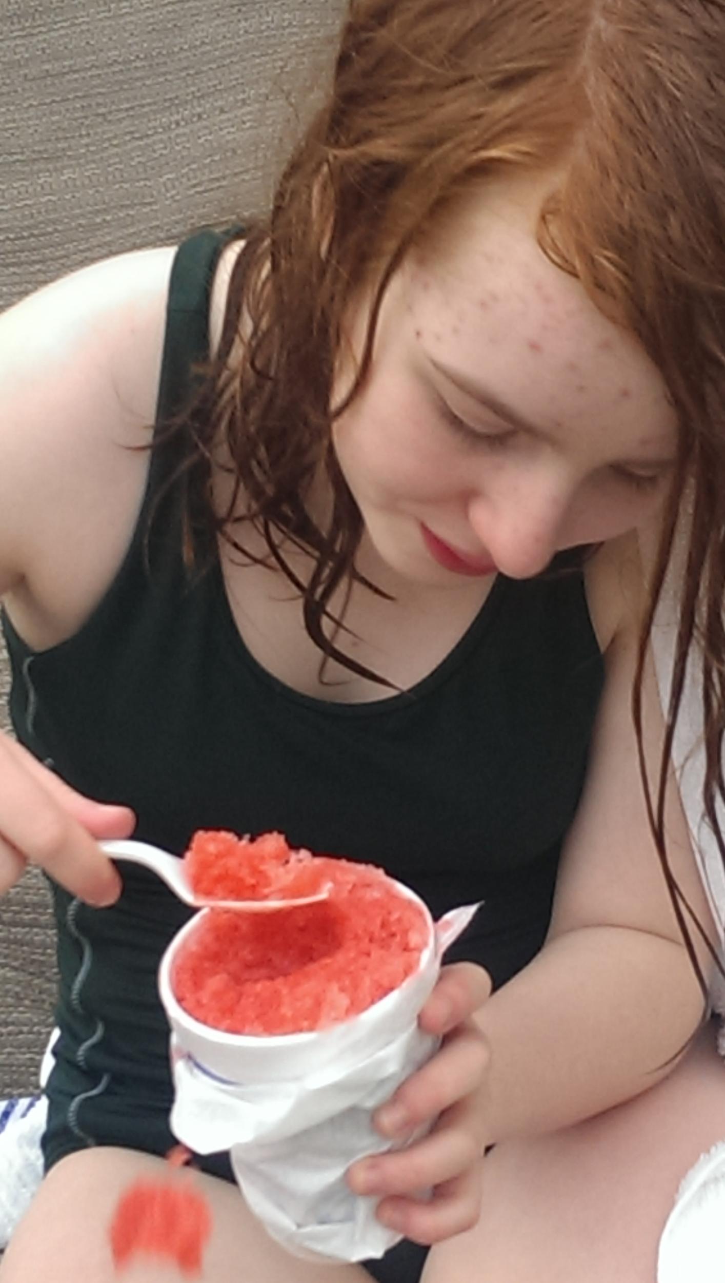 Sno cones for a snowy day.