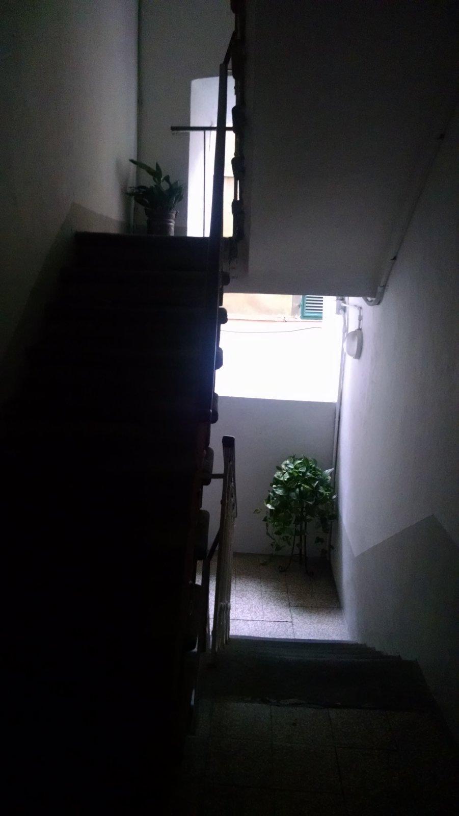 The stairwell up to the apartment.