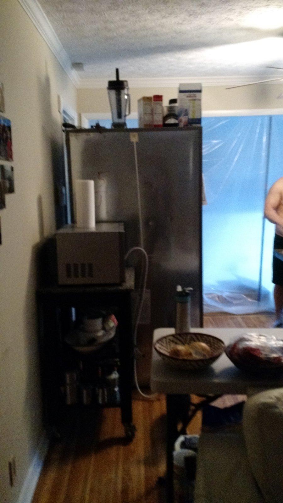 Brought the microwave back online for the remodel.