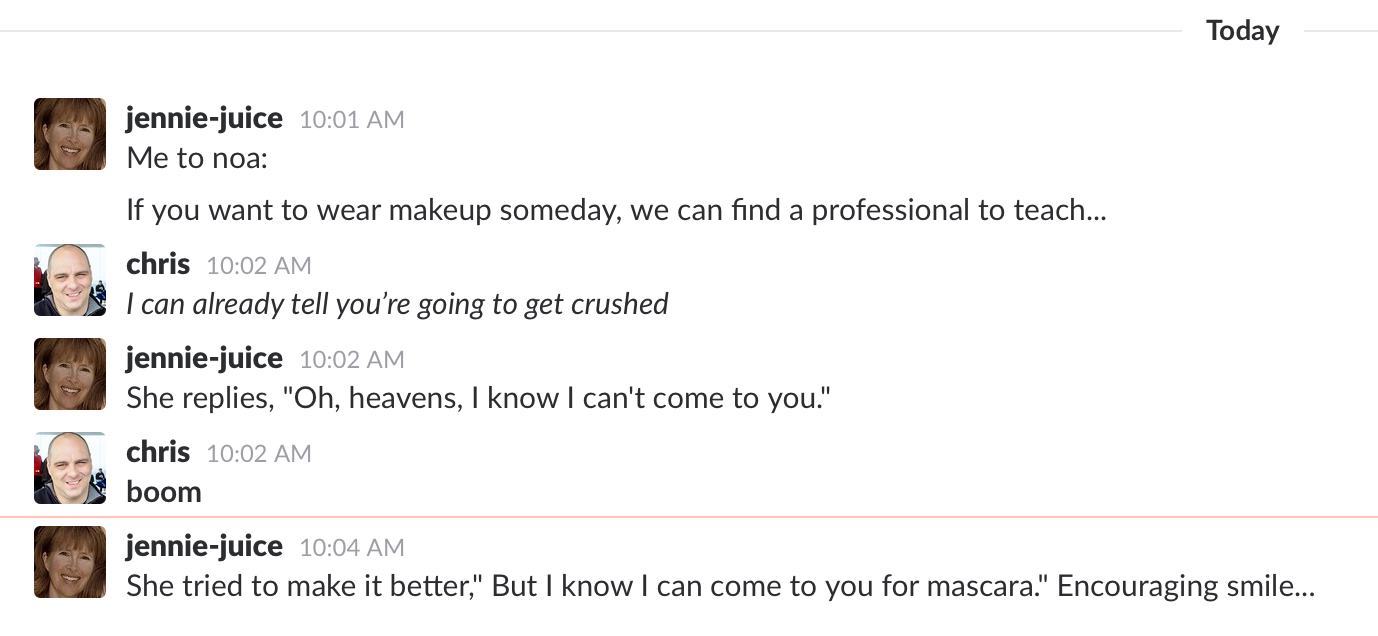 We'll always have mascara