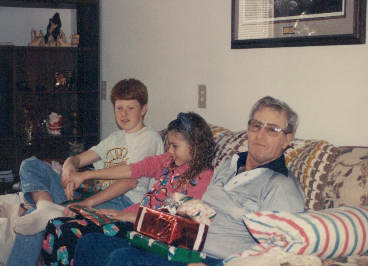 James, Pam, and Grandpa