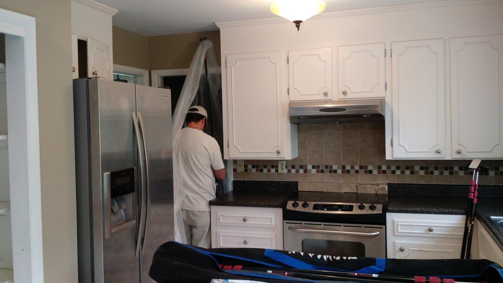 Weston beginning the demo on April 15, 2016.