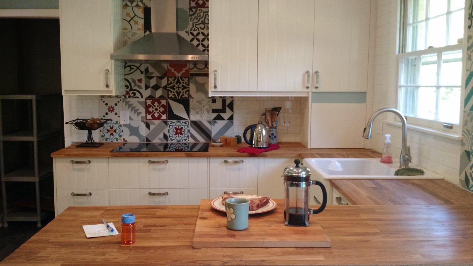 Coffee on the counter?! All must be well.