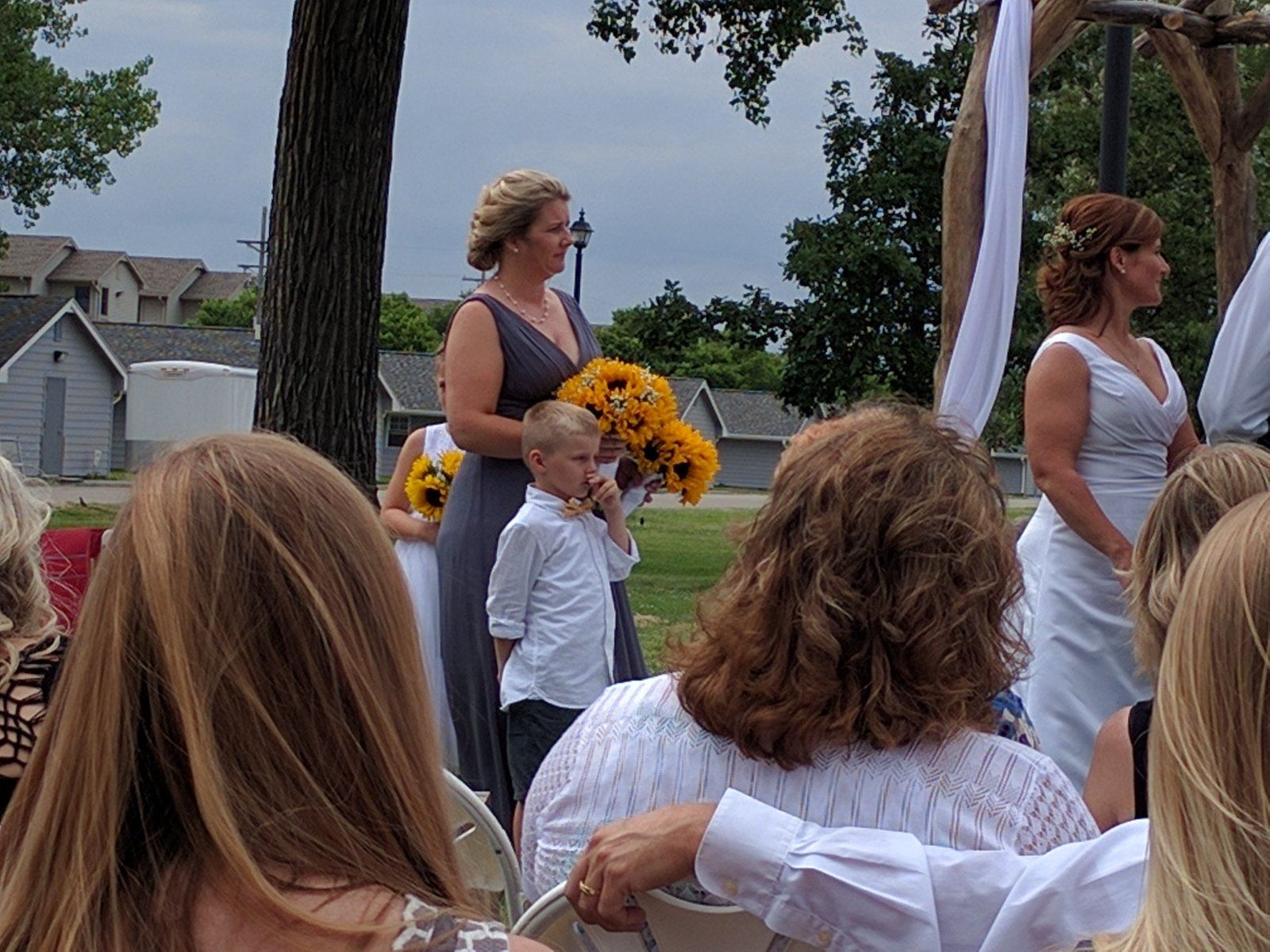 My cousin Julie, Matron-of-Honor