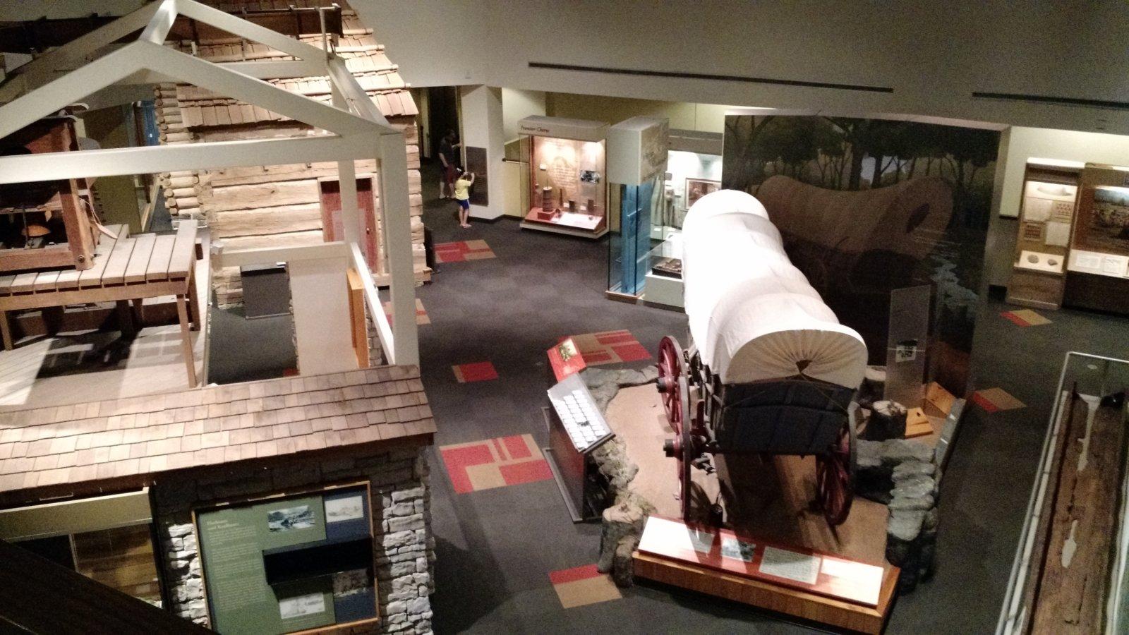 Wagons and houses and exhibits...oh my.